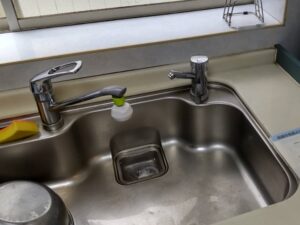 埼玉のキッチン取付け隊　浄水器の取り外し　施工前